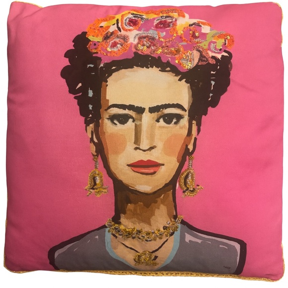 Pink Artistic Throw Pillow - Picture 2 of 5